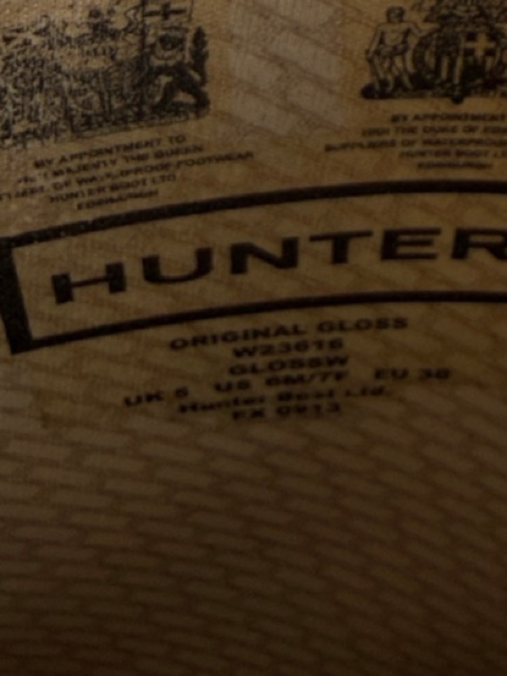 Hunter Tall Rubber Rain Boots in Black - Picture 8 of 8